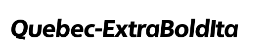 Quebec-ExtraBoldIta
