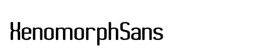 XenomorphSans