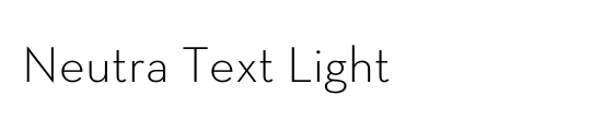 Neutra Text Light