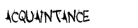 Acquaintance