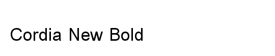 Cordia New