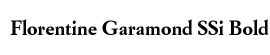 Florentine Garamond SSi