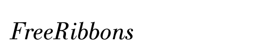 FreeRibbons