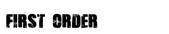 First Order