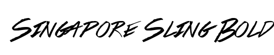 Singapore Sling Bold