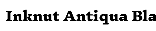 Inknut Antiqua Black