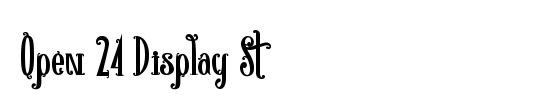 Open 24 Display St