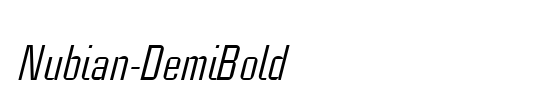 Nubian-DemiBold