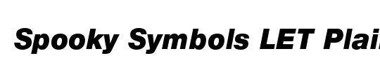 Spooky Symbols LET