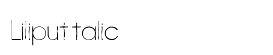 LiliputItalic