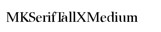 MKSerifTallXMedium