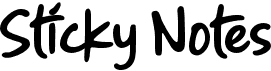 Sticky Notes
