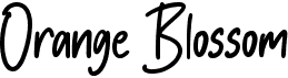 Orange Blossom