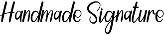 Handmade Signature