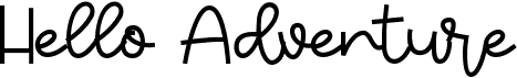 Hello Adventure