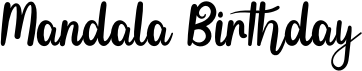 Mandala Birthday