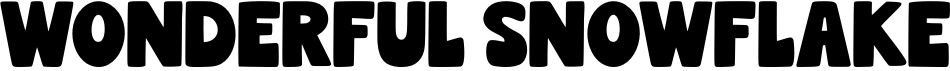 Wonderful Snowflake